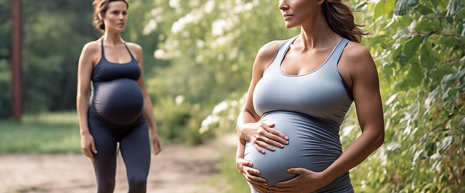 Eco-friendly maternity activewear